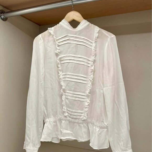White, feminine, Scotch and Soda blouse. - Picture 6 of 9